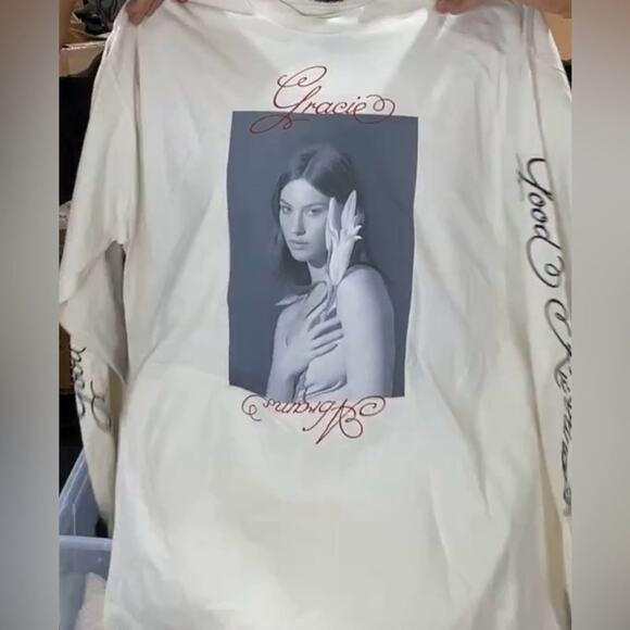 GRACIE ABRAMS The Eras Tour Good Riddance Long Sleeve Tee 2024 New w/o Tag SOO - Picture 9 of 12